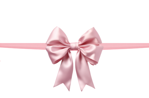 Ruban rose cadeau